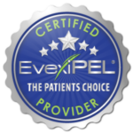 EvexiPEL Certified Provider Seal for Hormone Replacement Therapy 