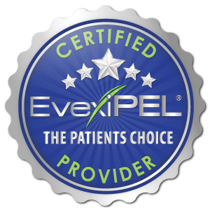 EvexiPEL Certified Provider Seal for Hormone Replacement Therapy